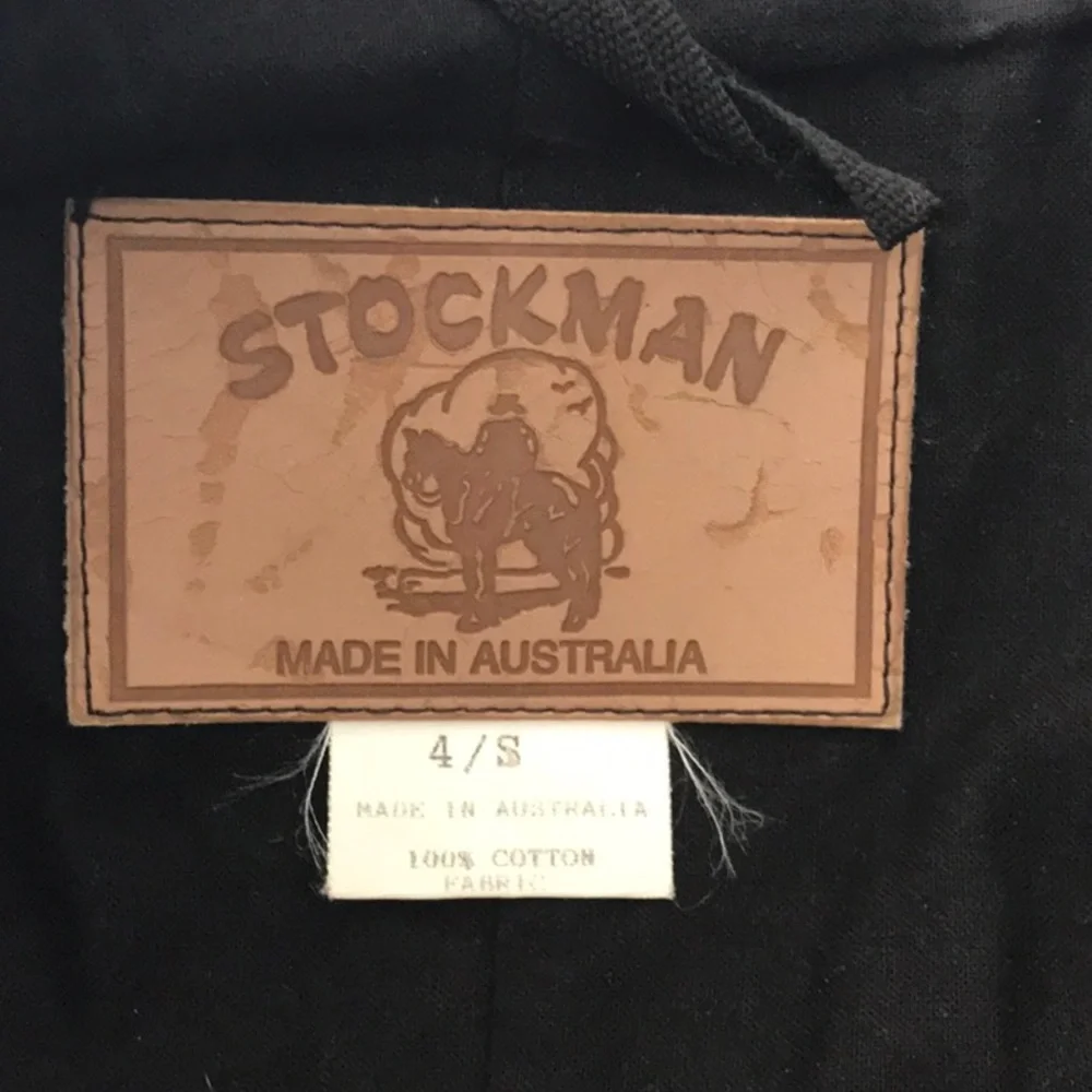 Original Australian Stockman Oil Coat Ranch coat cosplay period play - Picture 6 of 16